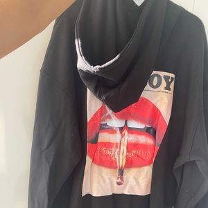 Missguided x playboy over sized hoodie